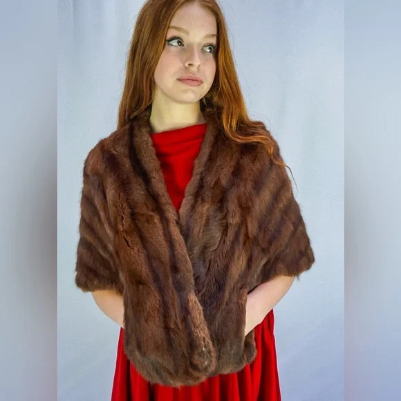 VTG Hudsons Detroit Fur Stole